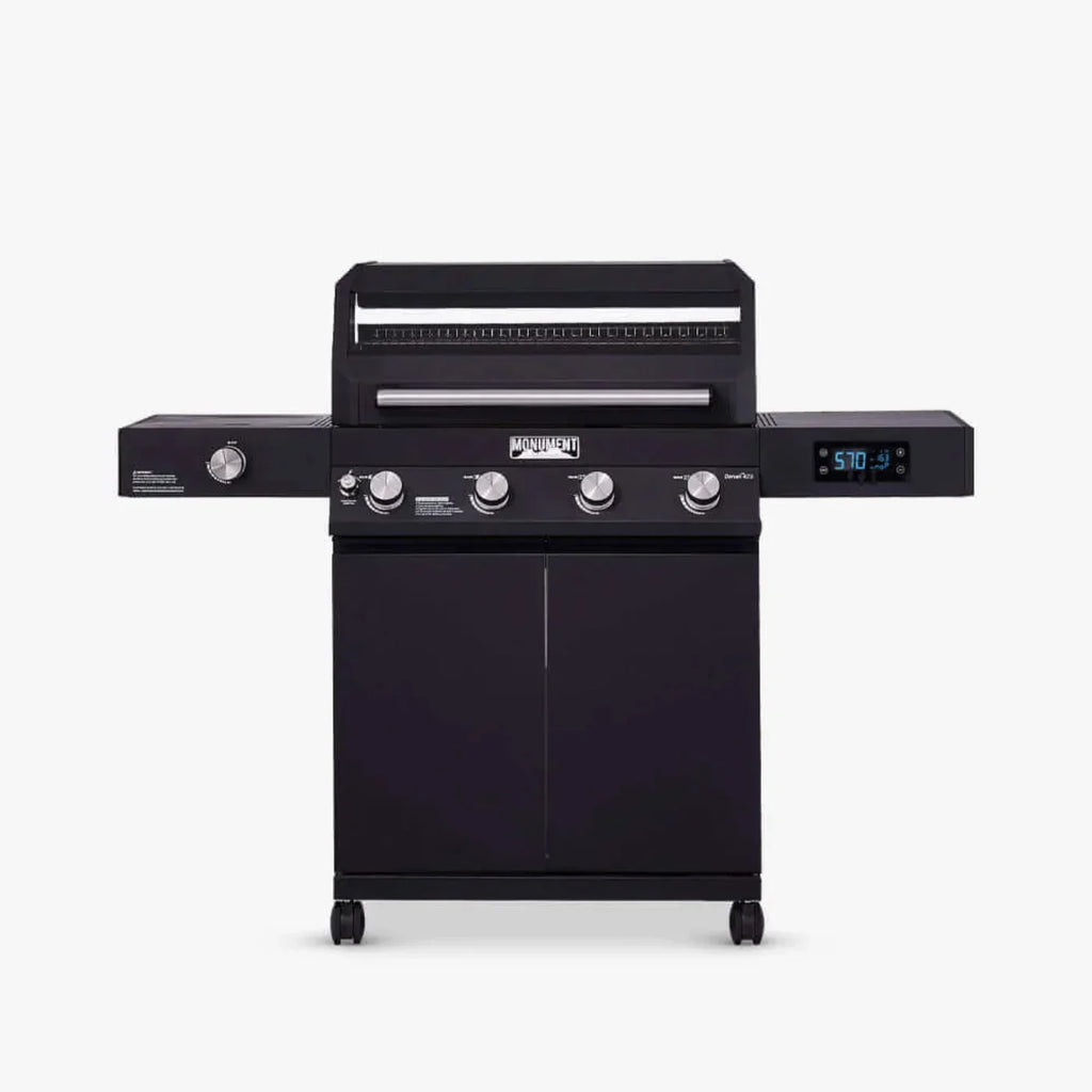 Monument Grills Denali 425 Series | 4 Burner Smart Tech Propane Gas Grill in Black - D425