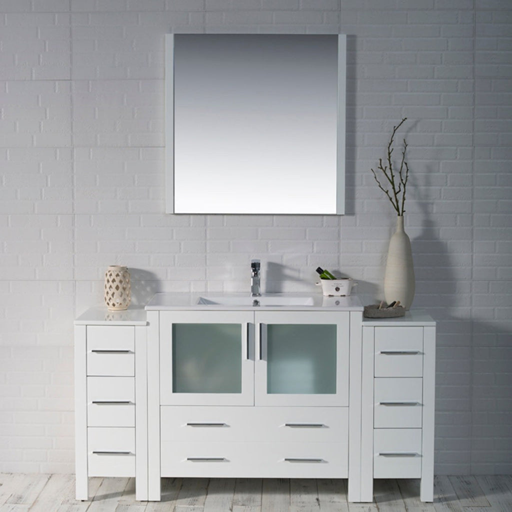 Blossom Sydney 60 Inch Bathroom Vanity with Side Cabinet - V8001 60S 01