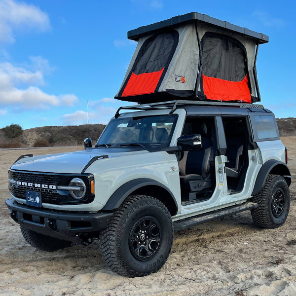 BadAss Tents RECON™ Rooftop Tent (Universal Fit) - Onyx Utility Black PRE-ASSEMBLED - 03-000