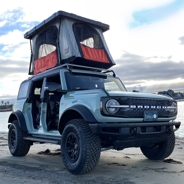 BadAss Tents RECON™ Rooftop Tent (Universal Fit) - Onyx Utility Black PRE-ASSEMBLED - 03-000