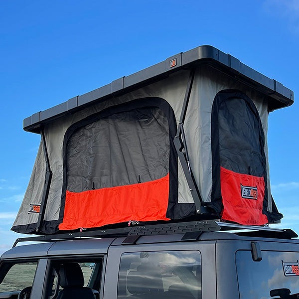 BadAss Tents RECON™ Rooftop Tent (Universal Fit) - Onyx Utility Black PRE-ASSEMBLED - 03-000