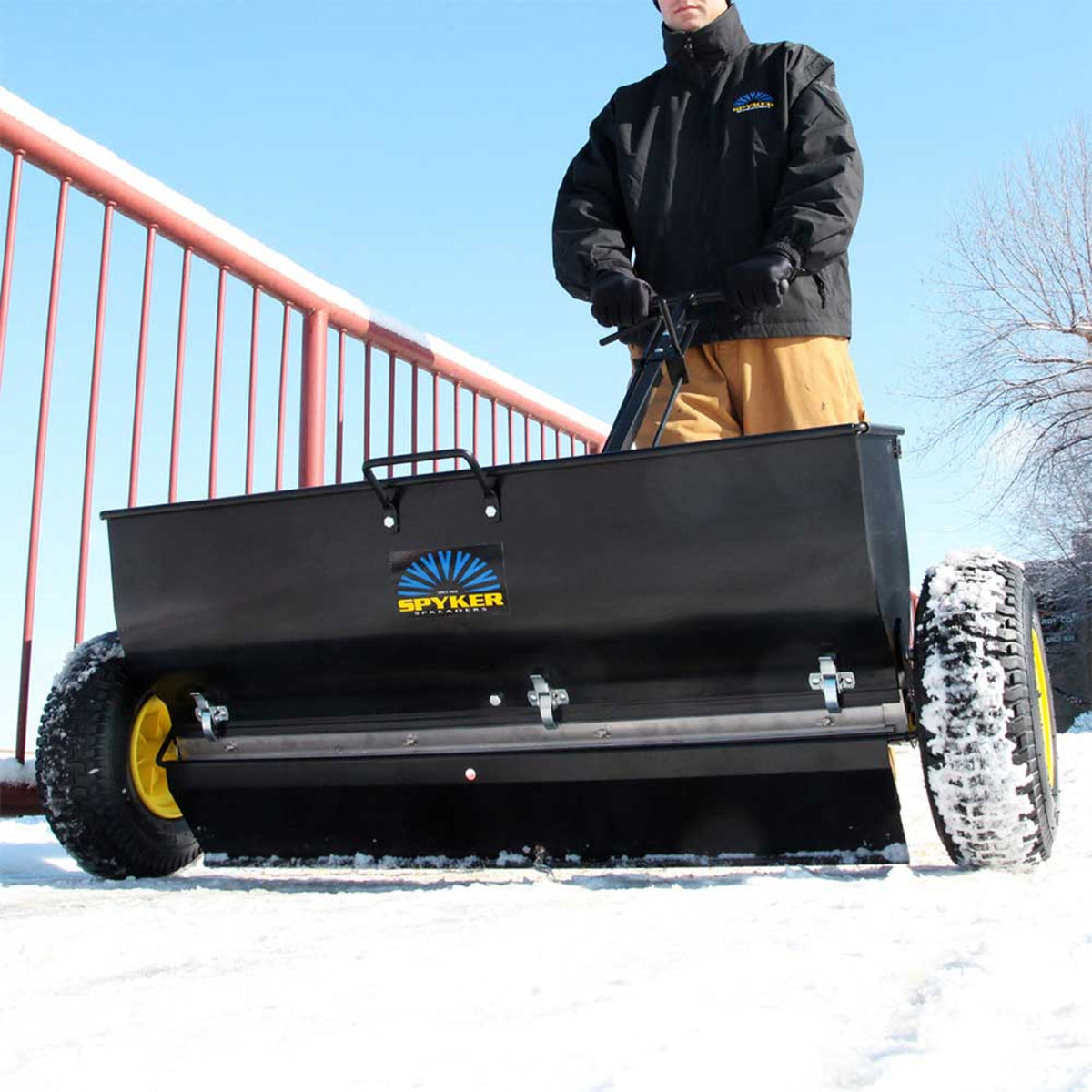 Spyker Commercial Drop Spreader 120 Lb. Capacity  - (P70-12010)