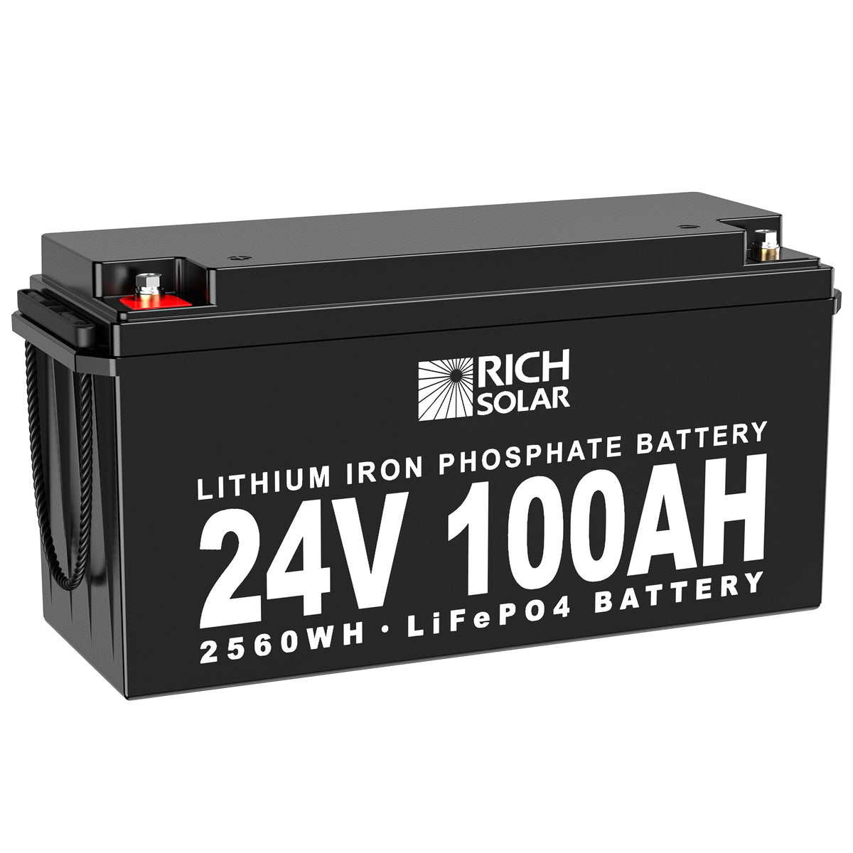 24V 100Ah LiFePO4 Lithium Iron Phosphate Battery