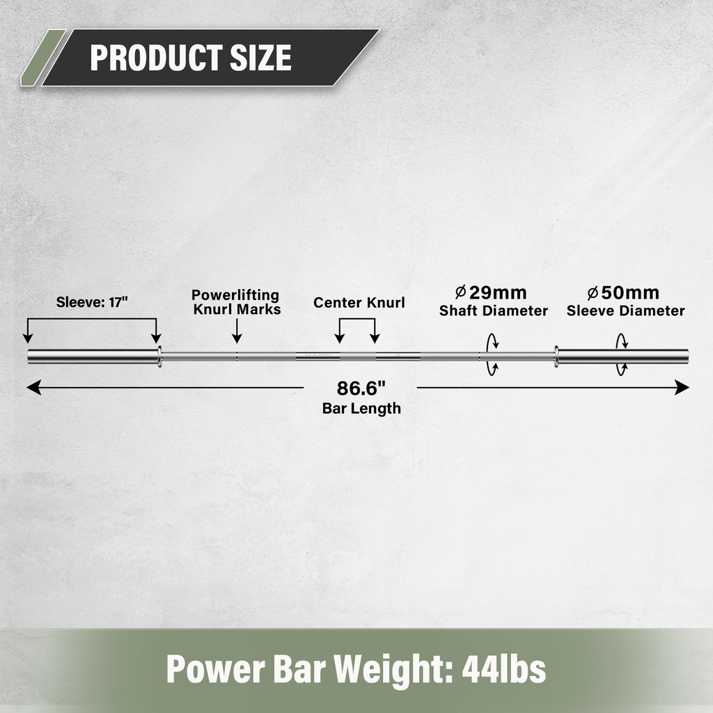 Major Fitness Heritage Series Power Bar - 1500PB