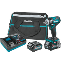 Makita 40V MAX XGT Brushless Cordless 4-Speed 1/2 In. Sq. Drive Impact Wrench Kit w/ Friction Ring Anvil (2.5Ah) - GWT04D