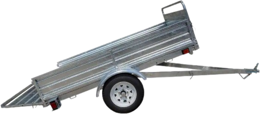 DK2 MMT5X7G 1639 lb. Capacity 4.5 ft. x 7.5 ft. Extendable 12 ft Bed Trailer Kit Galvanized New - MMT5X7G