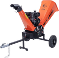 DK2 OPC506E Chipper Shredder with Extended Axles and Trailer Tow Hitch 6" 14 HP Gas Powered New