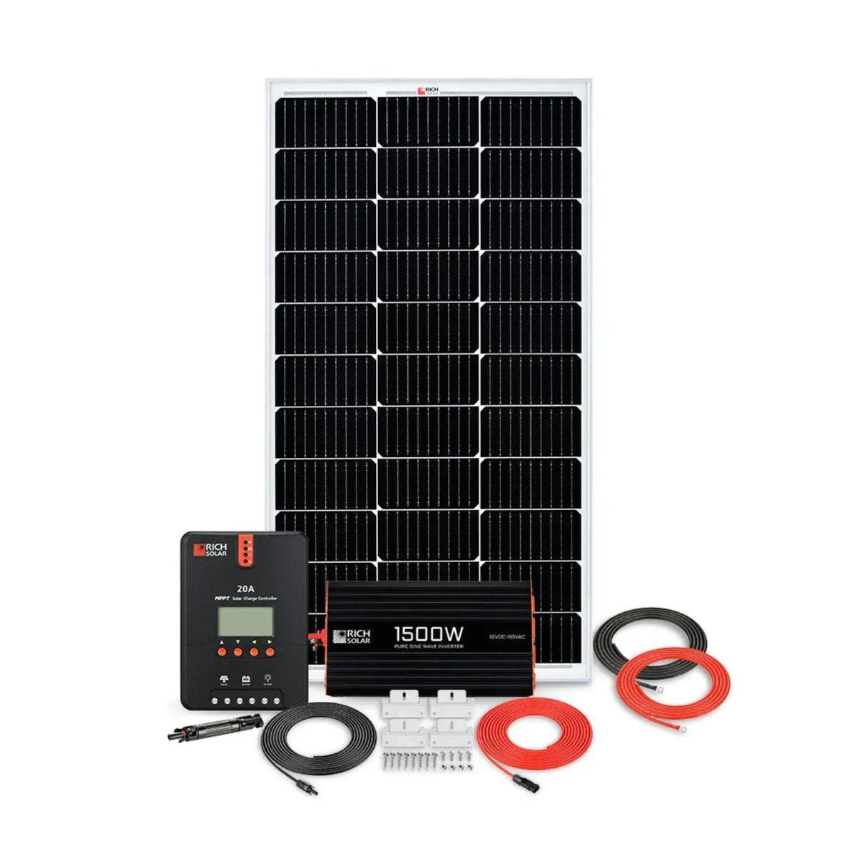 100W RV 12V Kit test
