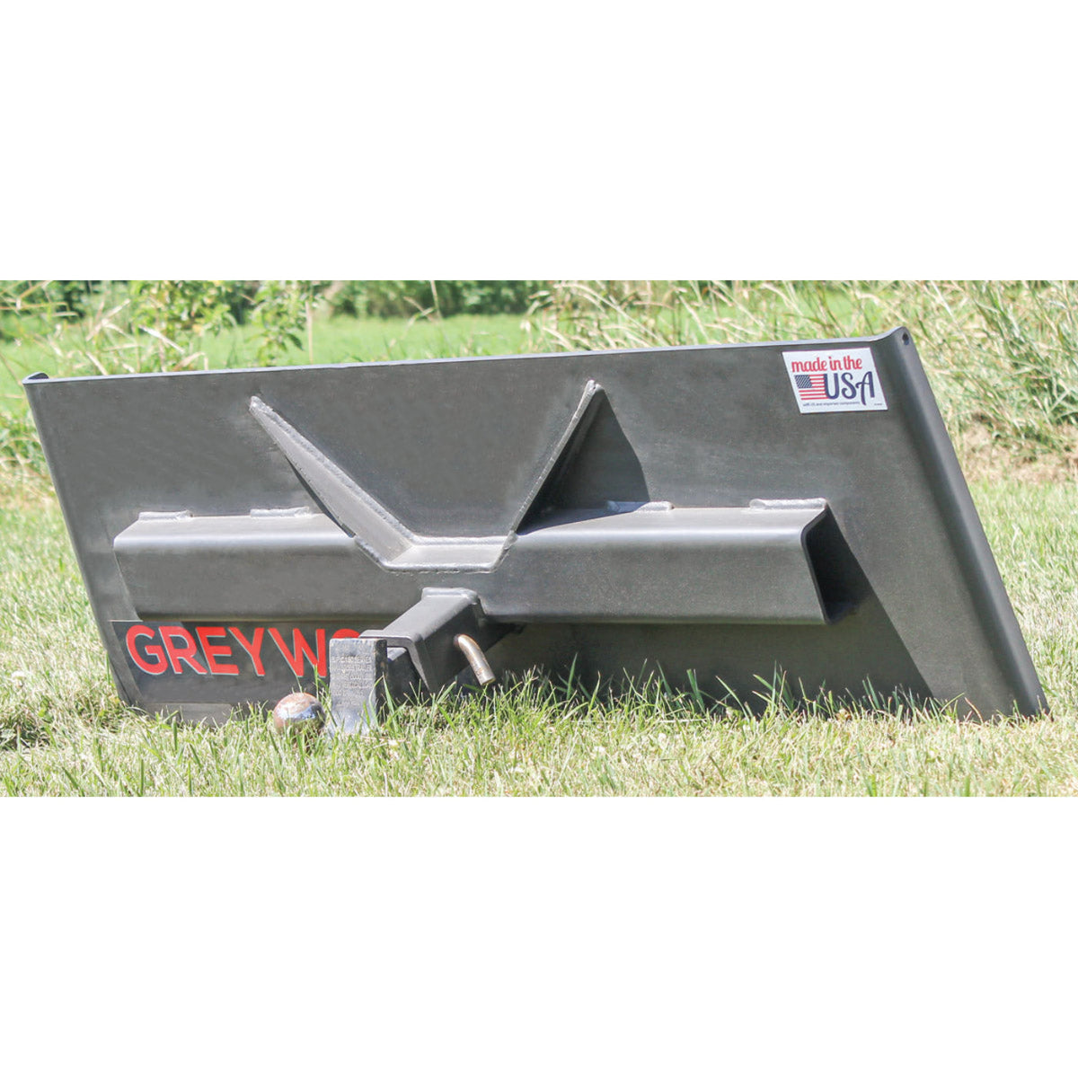 Grey Wolf Skid Steer Receiver Hitch Plate -  (1061)