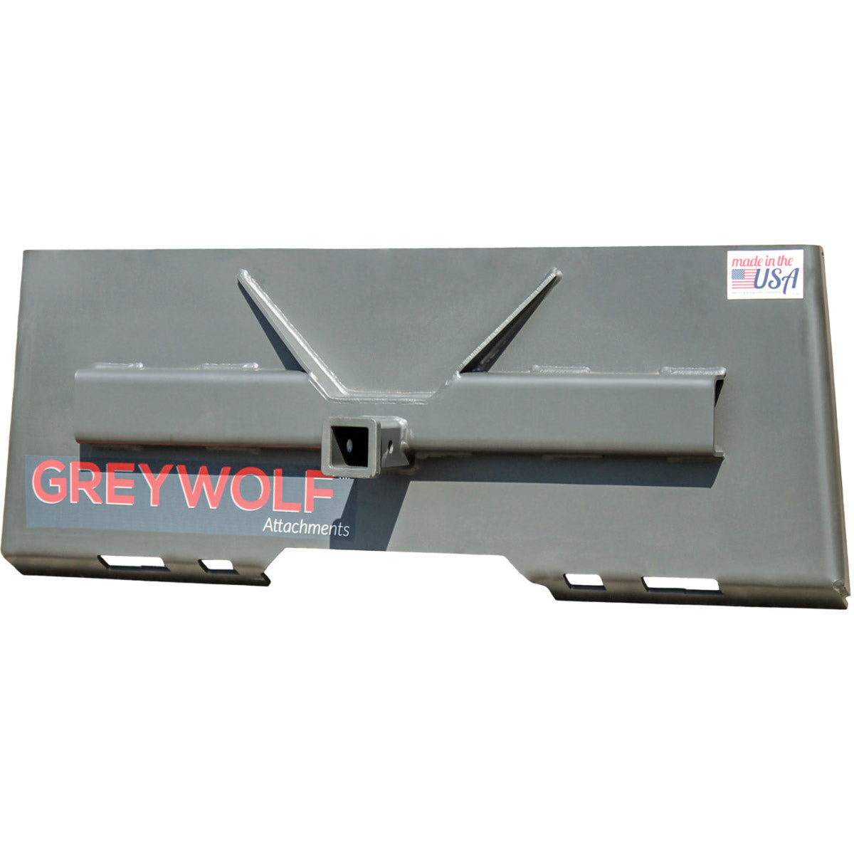 Grey Wolf Skid Steer Receiver Hitch Plate -  (1061)