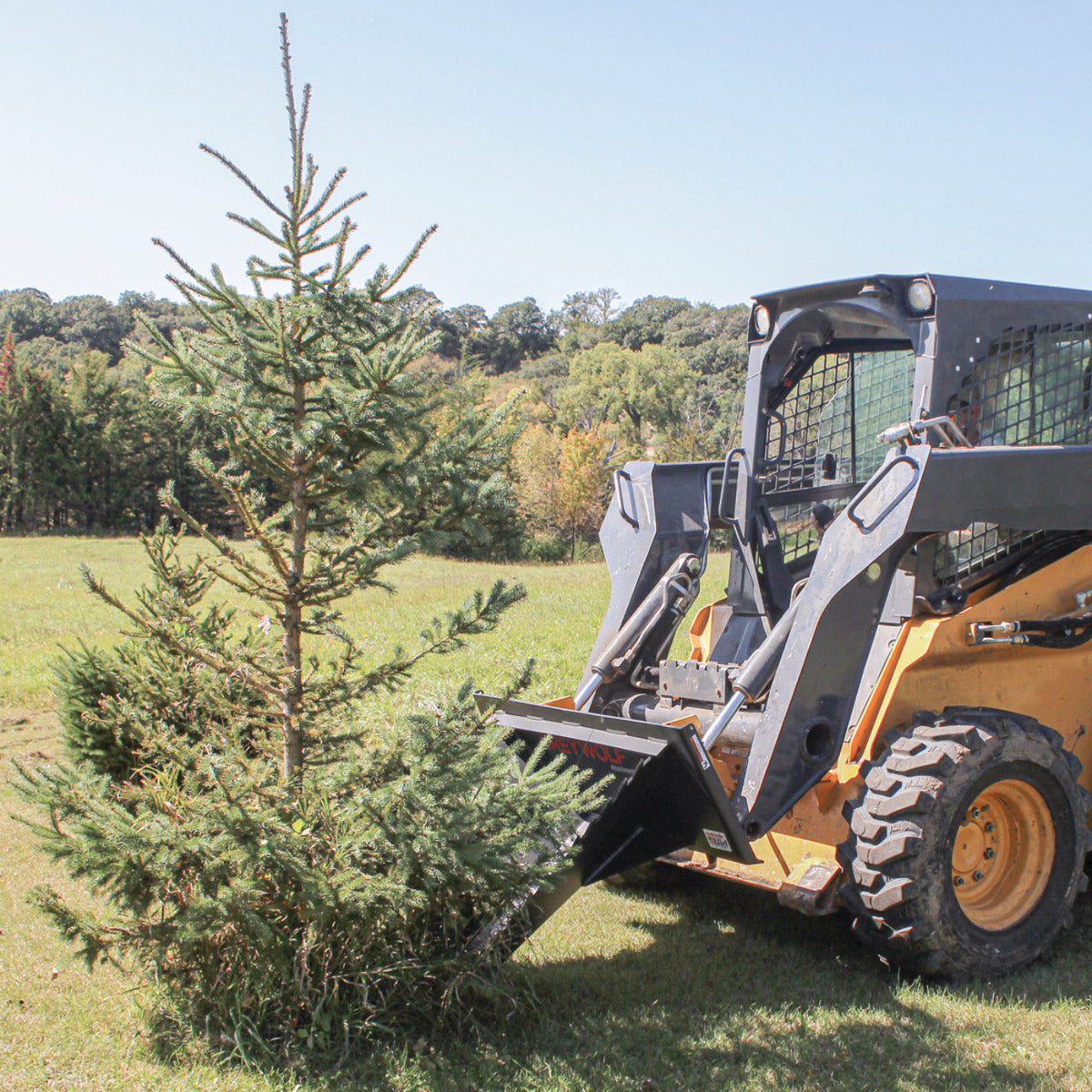 Grey Wolf Skid Steer Stump Bucket  - (1062)
