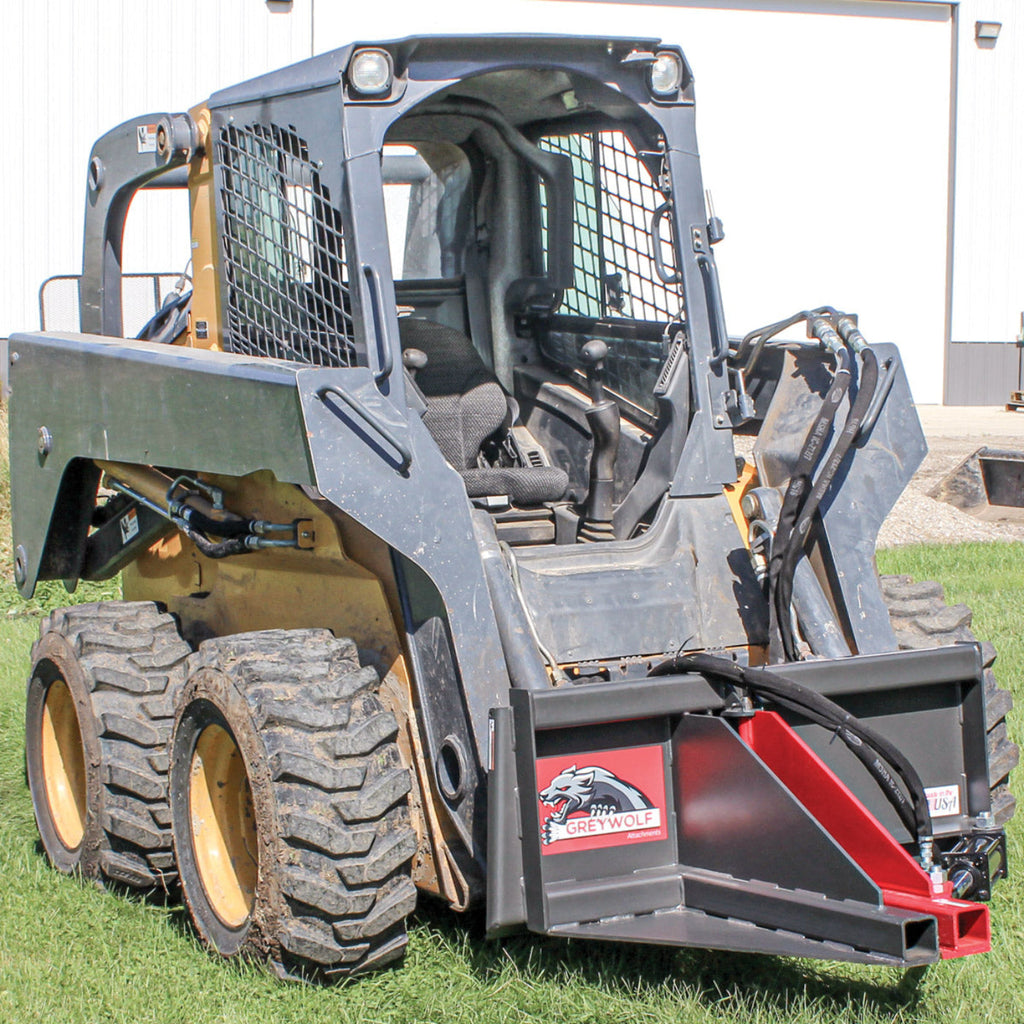 Grey Wolf Skid Steer Tree Puller Attachment  - (1067)