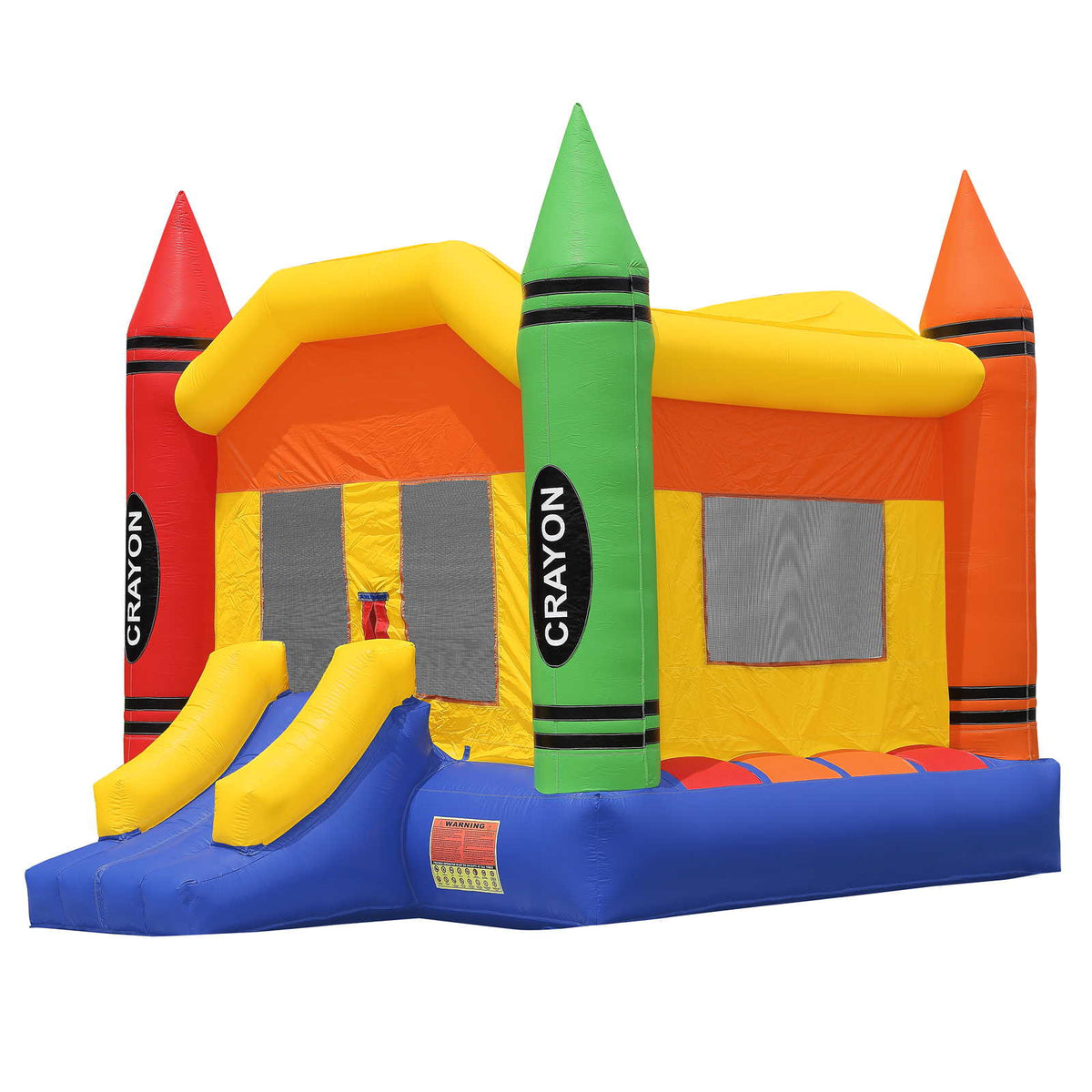 Commercial Crayon Bounce House with Blower by Inflatable HQ
