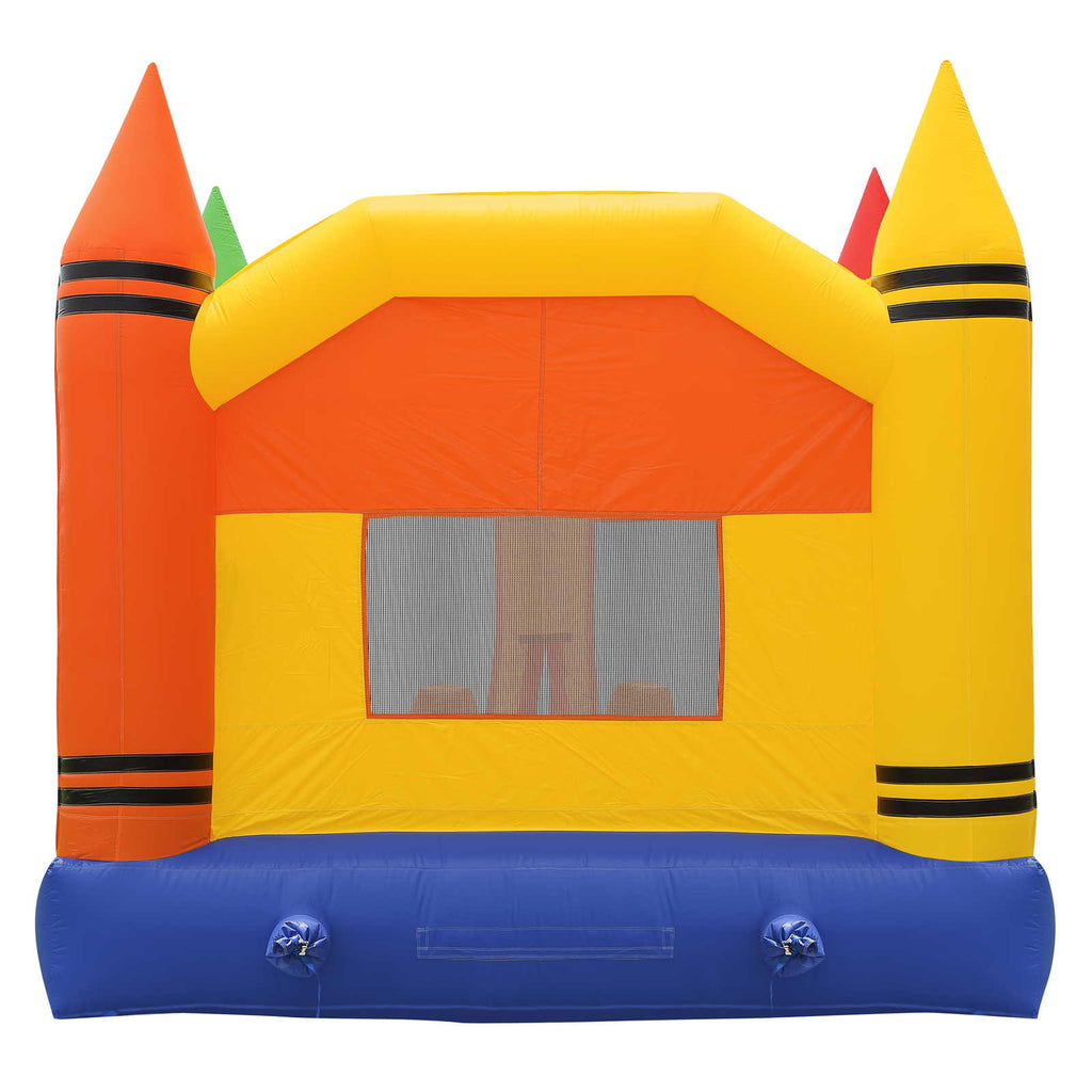 Commercial Crayon Bounce House with Blower by Inflatable HQ