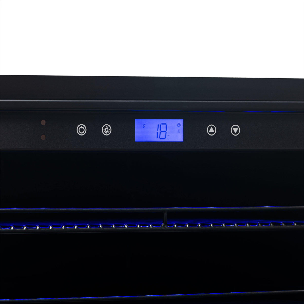 Newair - 24” 224-Can Built-in Premium Beverage Center w/ Color Changing LED Lights (NBC224SS00)