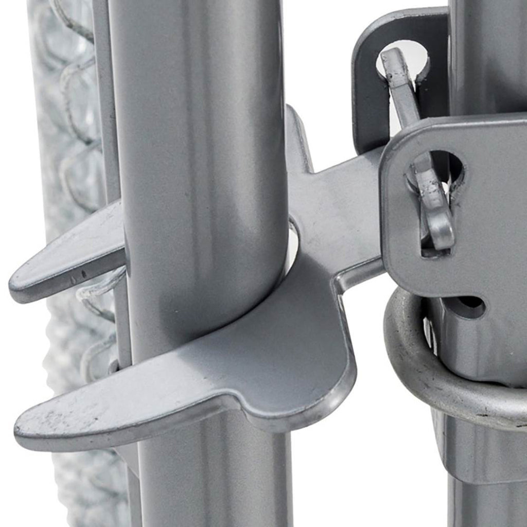 Lucky Dog 10 x 5 x 6" Heavy Duty Outdoor Chain Link Dog House Kennel (2 Pack) - 134663