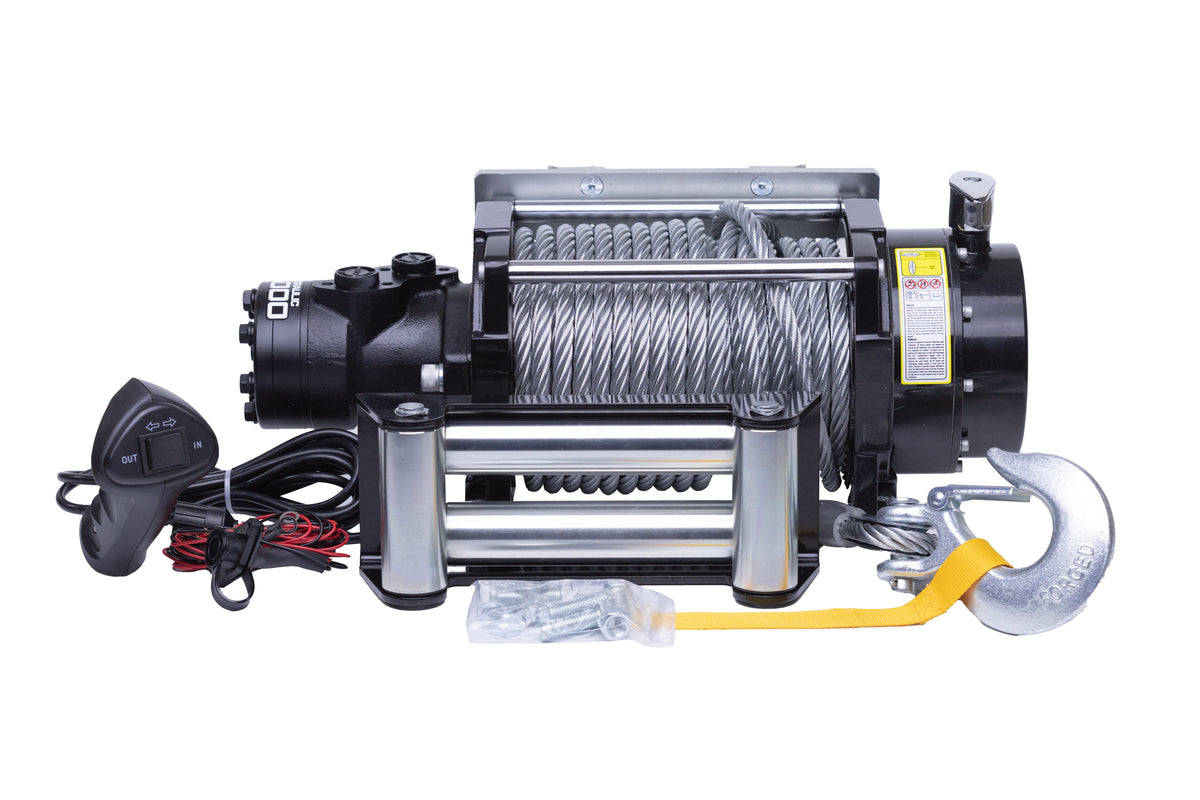 DK2 15000NH 15,000 lbs. Hydraulic Winch with Steel Cable New - 15000NH
