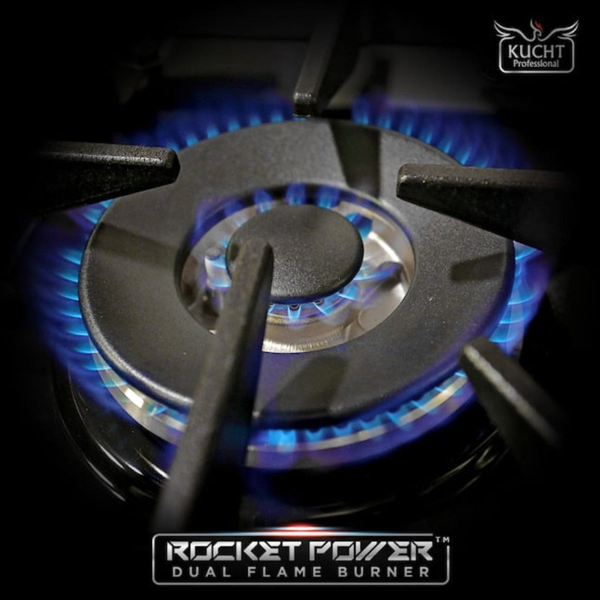 Kucht 36" Pro-Style Propane Gas Dual Fuel Range in White with Rose Gold Accents, KDF362/LP-W-ROSE - KDF362/LP-W-ROSE
