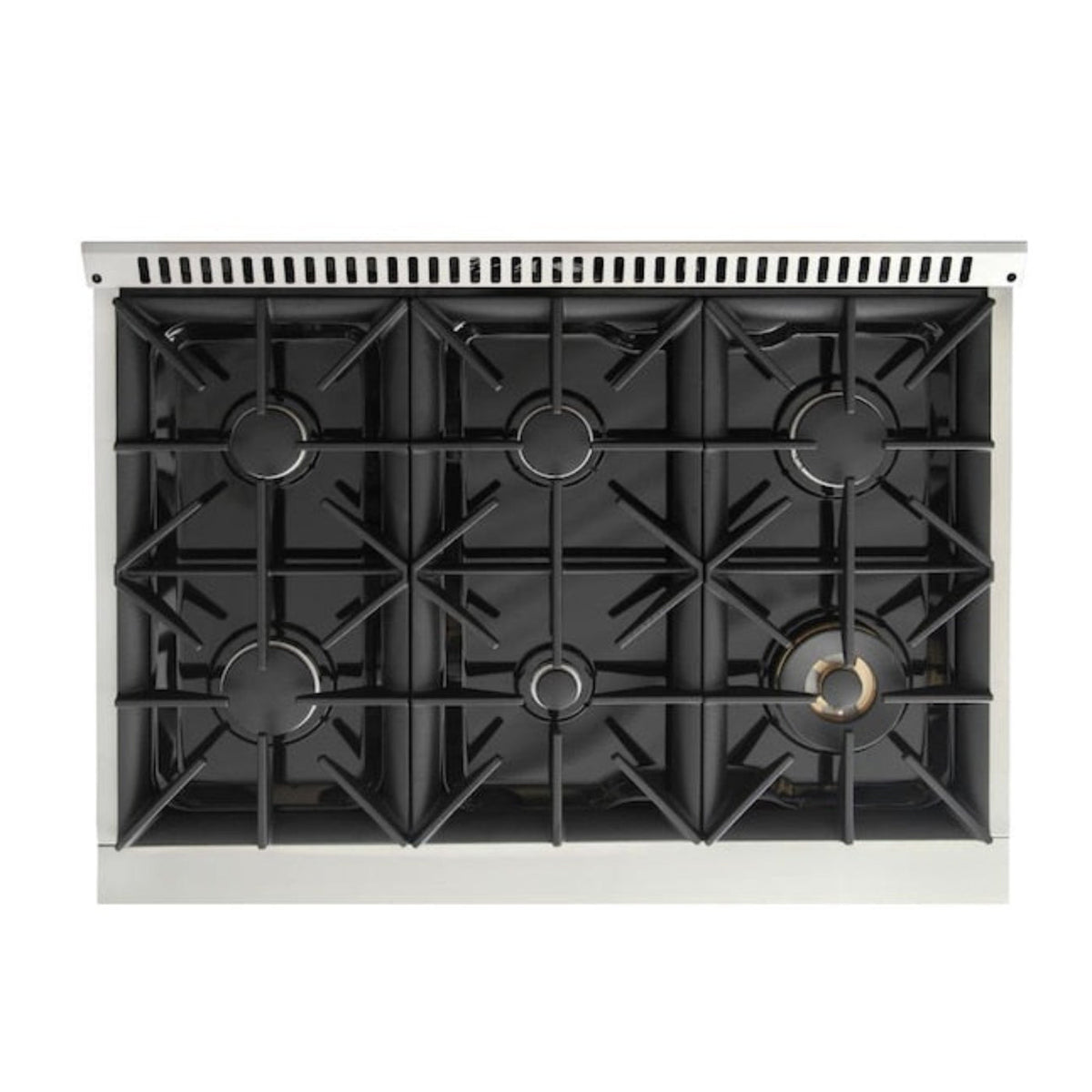 Kucht 36" Pro-Style Propane Gas Dual Fuel Range in Black with Rose Gold Accents, KDF362/LP-K-ROSE - KDF362/LP-K-ROSE