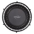 Disc-O-Bed JumpSport 350 Indoor Lightweight 39" Fitness Trampoline, Black with White Frame - 168413
