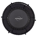 Disc-O-Bed JumpSport 370 PRO Indoor Heavy Duty Lightweight 39 In Fitness Trampoline, Black - 168418
