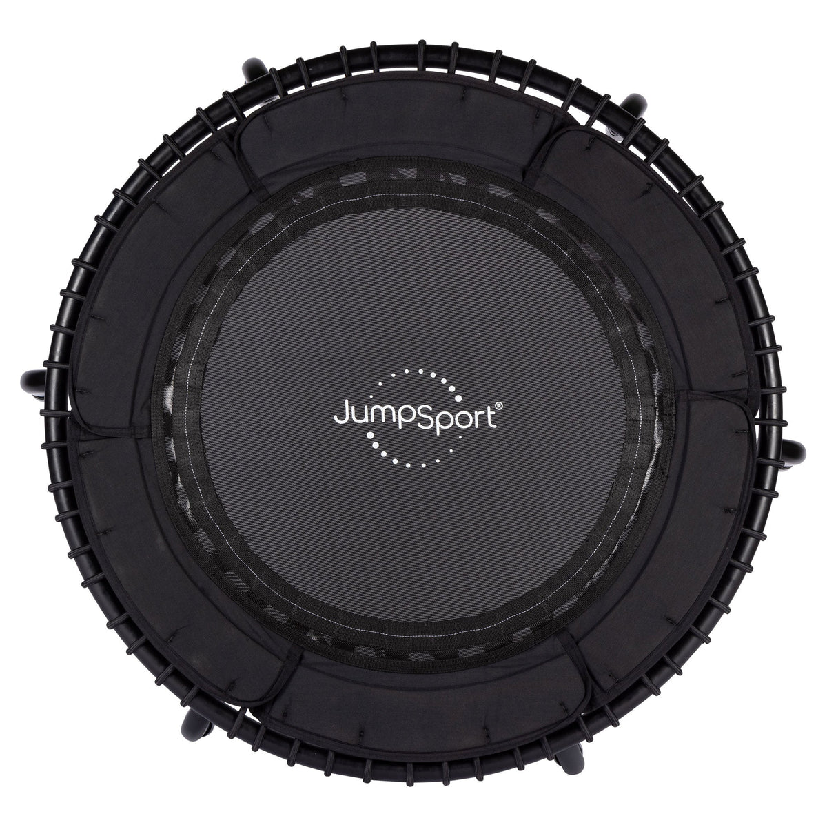 Disc-O-Bed JumpSport 370 PRO Indoor Heavy Duty Lightweight 39 In Fitness Trampoline, Black - 168418