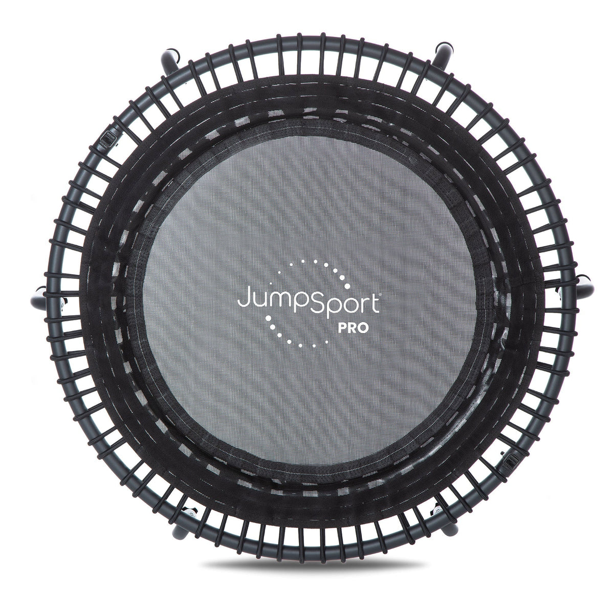 Disc-O-Bed JumpSport 550f PRO Indoor Lightweight 44 Inch Folding Fitness Trampoline, Black - 168419