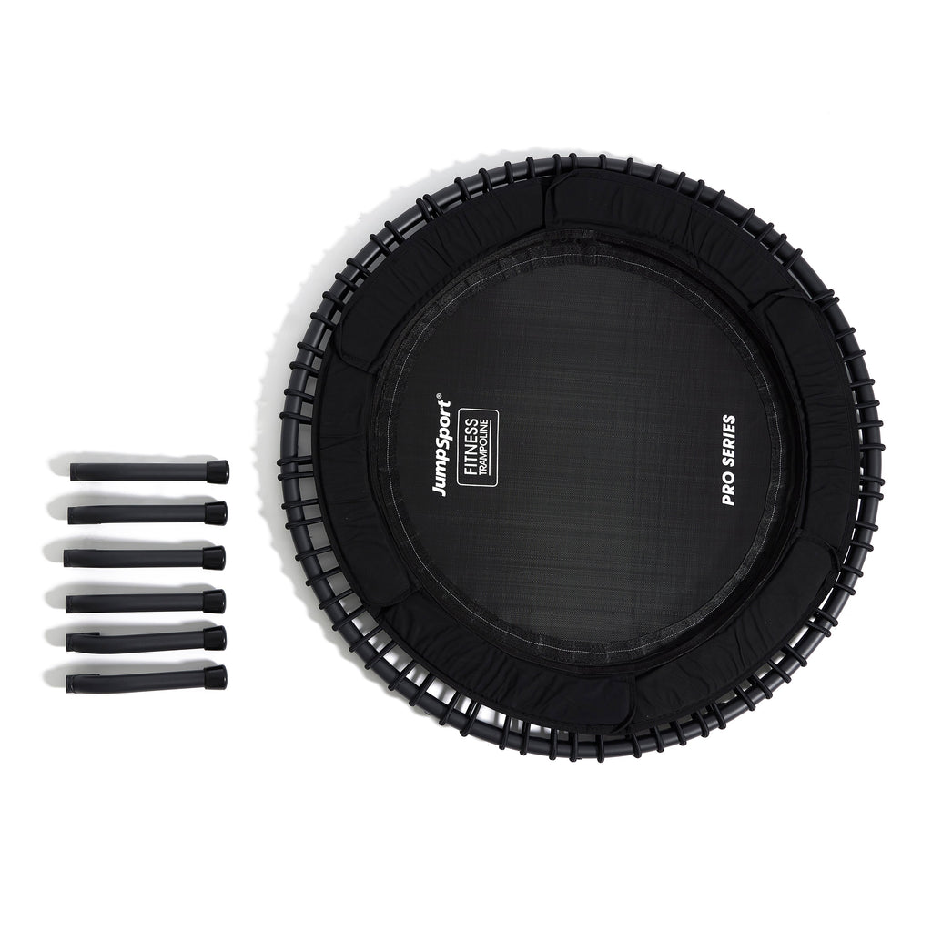 Disc-O-Bed JumpSport 570 PRO Indoor Durable Lightweight 44-Inch Fitness Trampoline, Black - 168420