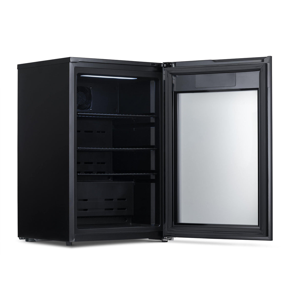 Newair Froster 125-Can Freestanding Black Beverage Center (NBF125BK00) - Chills Down to 23 Degrees!