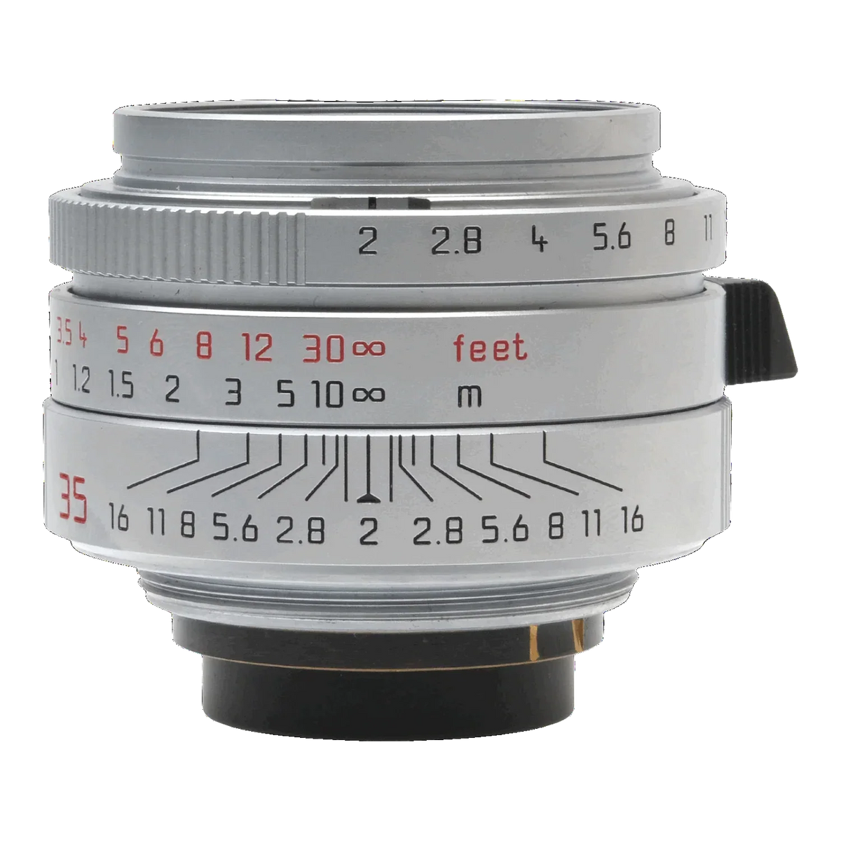 Leica 35mm f2 Summicron Asph Silver, Boxed 3878839