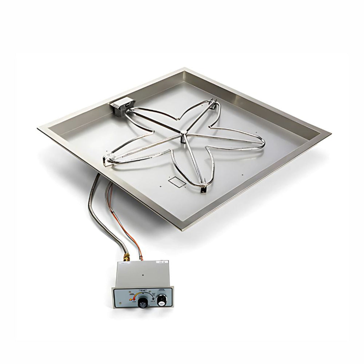 18″ Square Drop In Manual Spark Ignition Kit - FPPK18-SQBL-FLEX-NG