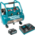 Makita (AC001GM1) 40V MAX XGT Brushless Cordless 2 Gallon Quiet Series Compressor Kit (4.0Ah) - AC001GM1