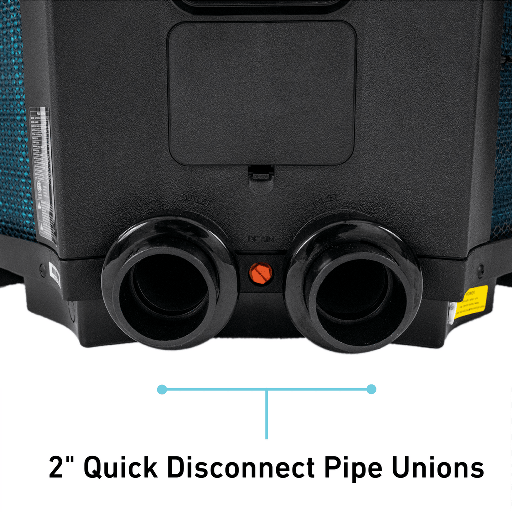 Blue Torrent Pool Heat Pump 53,000 BTU to Heat 10,000 Gallons - CFT 53