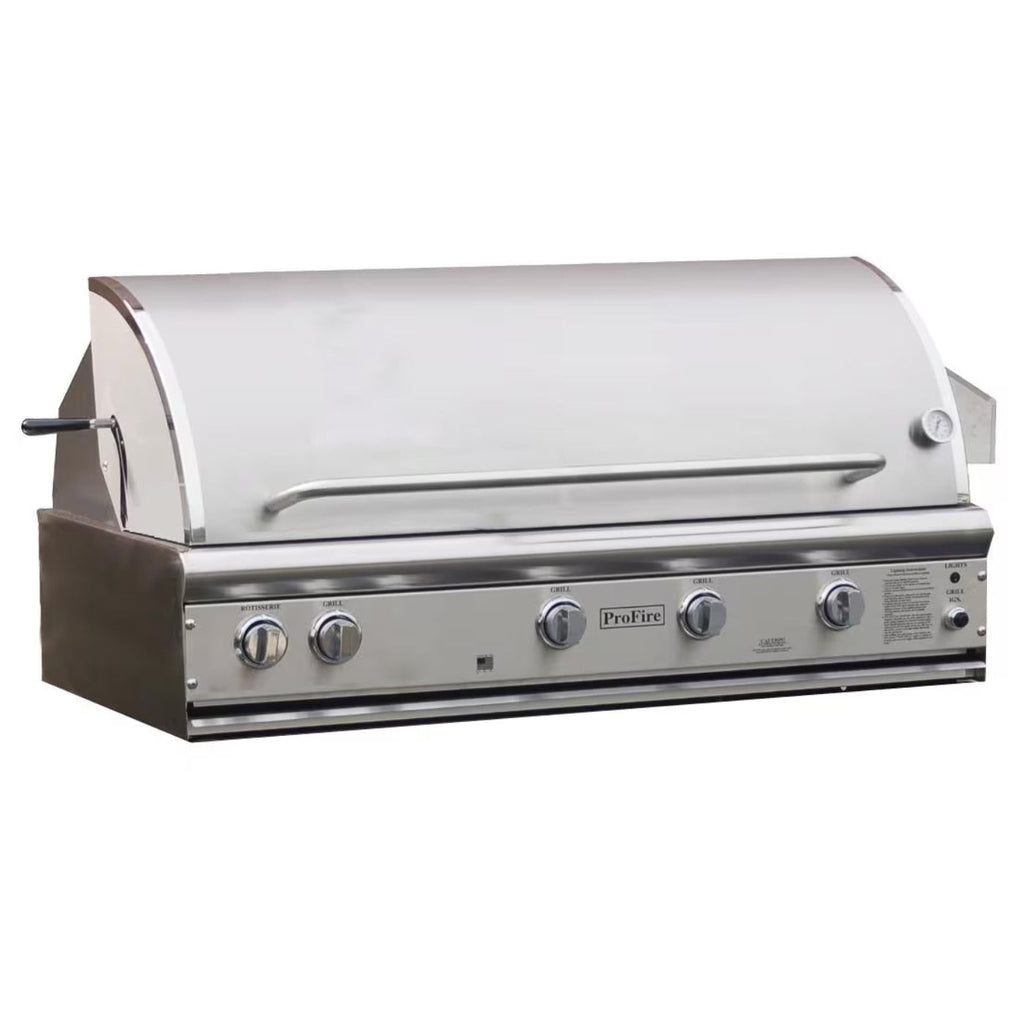 ProFire Professional Deluxe Series 48-Inch Built-In Infrared Hybrid Gas Grill -  PFDLX48GIH-P