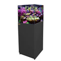 Aqua Dream 63 Gallon Coral Reef Aquarium Tank with Ultra Clear Glass and Built in Sump All Black  REEF-600-BK