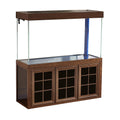 Aqua Dream 135 Gallon Tempered Glass Aquarium Dark Wood -  AD-1260-BW