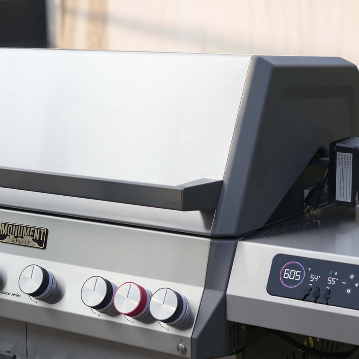 Monument Grills Eminence 605 Series | 6 Burner Advanced Propane Gas Grill in Stainless Steel (Natural Gas Convertible) - E605