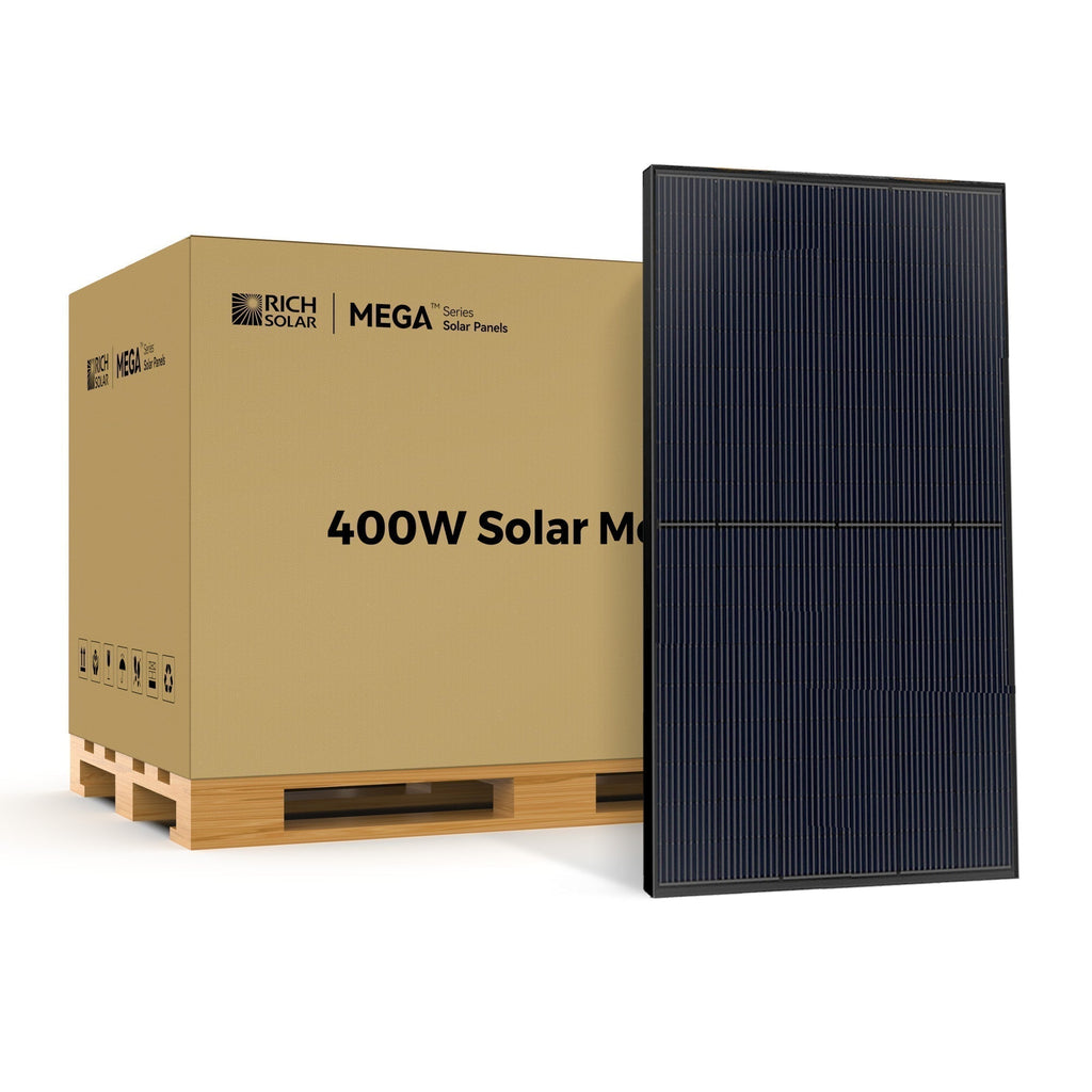 MEGA 400 Watt Monocrystalline Solar Panel | High Efficiency | Best Panel for Grid-Tie and Off-Grid