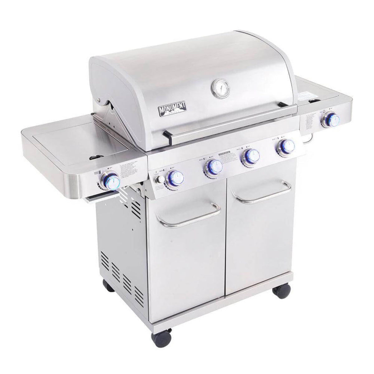 Monument Grills Classic 24367 Series | 4 Burner Propane Gas Grill in Stainless Steel - 24367