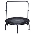 Disc-O-Bed JumpSport 350 PRO Lightweight 39-Inch Adults Fitness Trampoline & Handle Bar - 250151