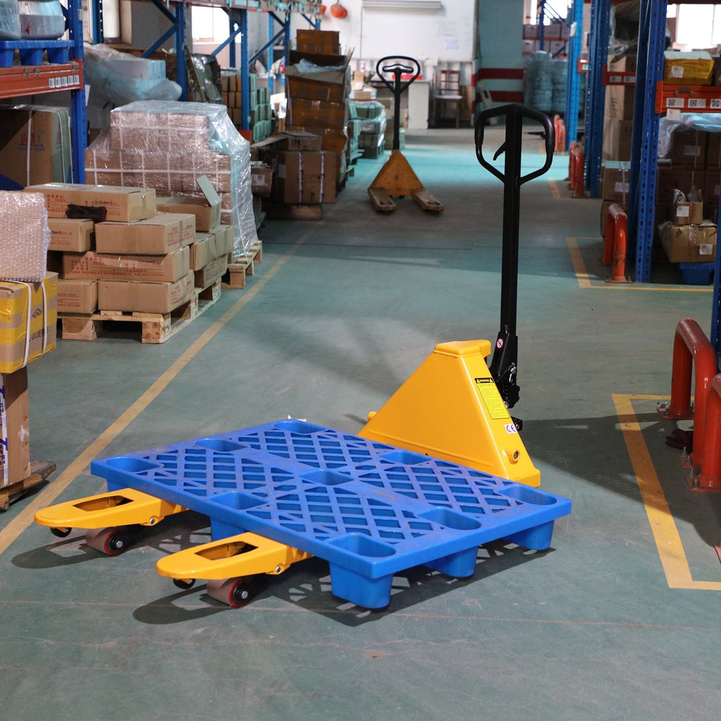 Apollolift High Quality Manual Hydraulic Pallet Jack 5500 lbs.48"x21"Fork - A-1006