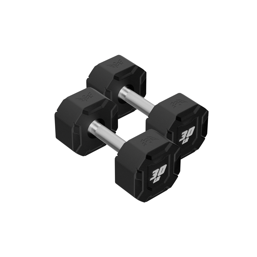 Major Fitness Urethane Octagonal-Shield Dumbbells - DBSET5-55
