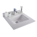 Laviva White Quartz Countertop - 313SQ1H-24-WQ