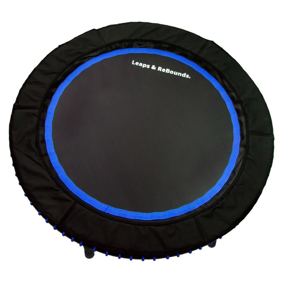 LEAPS & REBOUNDS 48" Adjustable Stability Bar with 48" Fitness Trampoline, Blue - 318052