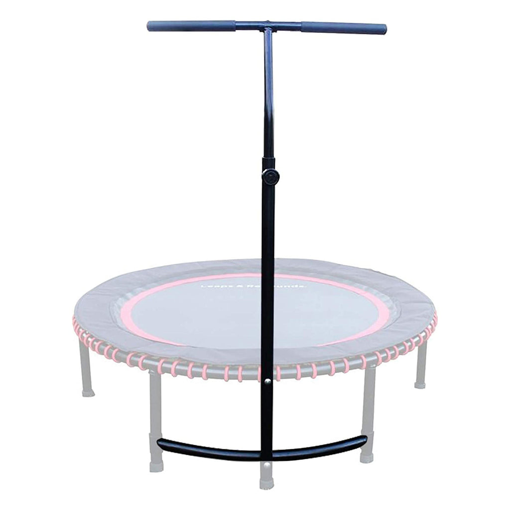 LEAPS & REBOUNDS 48" Adjustable Stability Bar with 48" Fitness Trampoline, Green - 318053