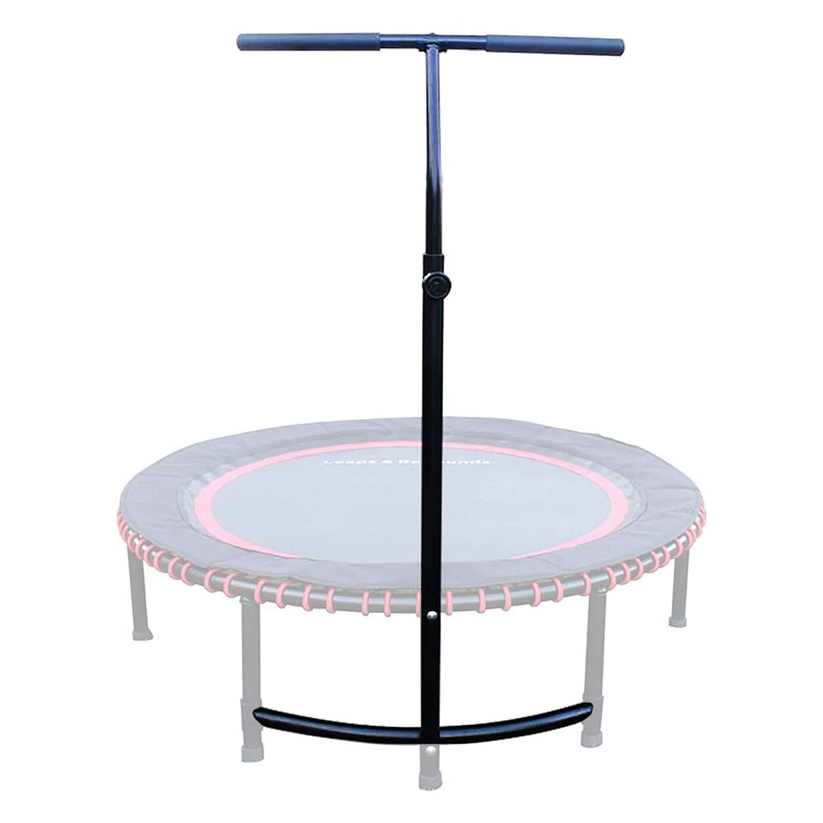 LEAPS & REBOUNDS 48" Adjustable Stability Bar with 48" Fitness Trampoline, Red - 318056