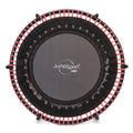 Disc-O-Bed JumpSport 350 PRO 39 Inch Fitness Trampoline with Pink EnduroLast Elastic Cords - 348951