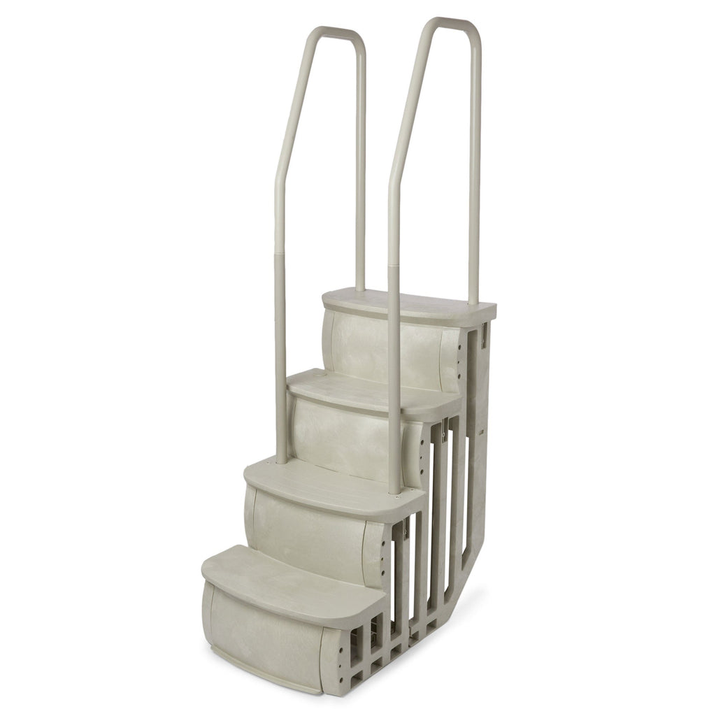 Main Access Large Ladder Guard Mat, Gray + Main Access iStep Step Ladder, Taupe - 398152