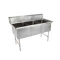 John Boos 3B16204 "B" Series Sink with Three 16" x 20" Compartments - JB3B16204