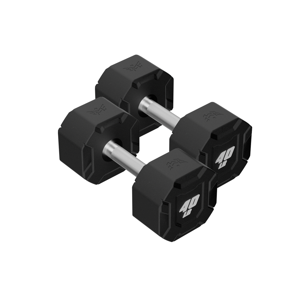Major Fitness Urethane Octagonal-Shield Dumbbells - DBSET5-55